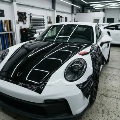 Autofarbfolien 970 Schwarz Glanz Meterware